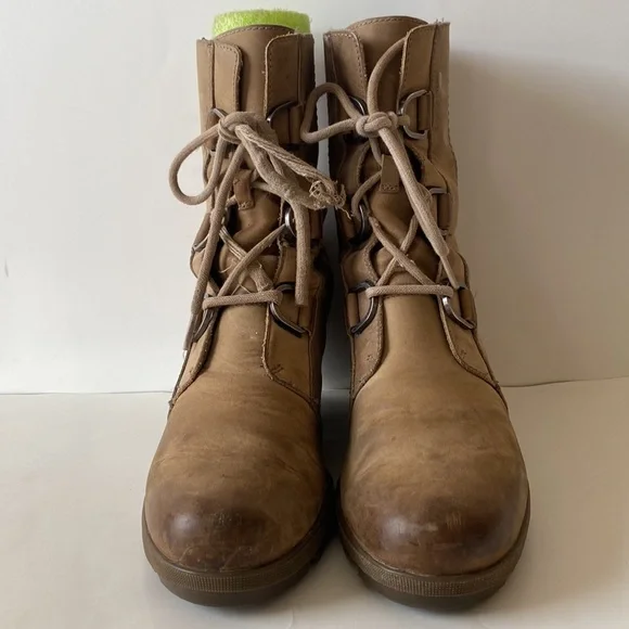 Sorel Joan of Arctic Wedge II Boot - Women's-Ash Brown-Sz 10 - Picture 4 of 15